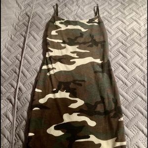 Fashion Nova Army Midi Dress